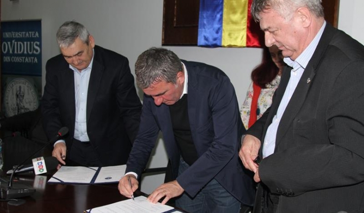 Gheorghe Hagi și prof. univ. dr. Sorin Rugină au încheiat un parteneriat pentru următoarele șase luni