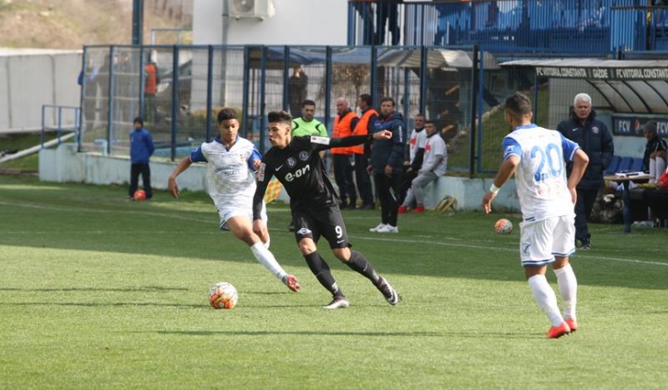 Florinel Coman a marcat două goluri pentru FC Viitorul II în partida de sâmbătă