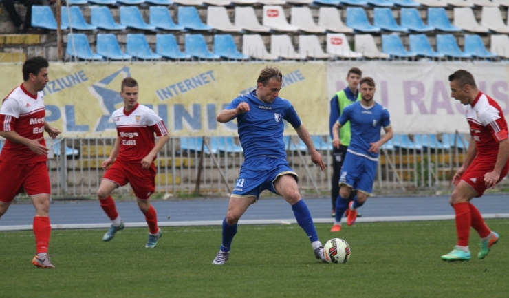 Golgheterul Adrian Pătulea nu a marcat în partida cu buzoienii, dar a pasat decisiv la ambele goluri