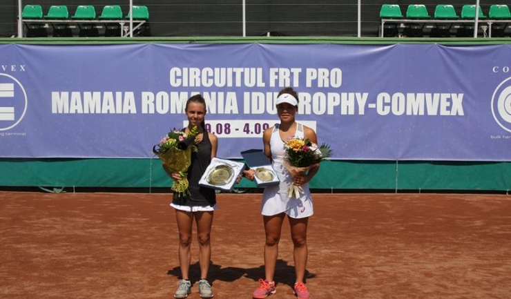 Jessica Pieri (stânga) a învins-o pe Jasmine Paolini (dreapta) în finala italiană de la Mamaia