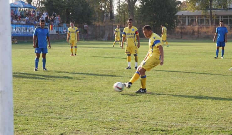 Ionuț Florea a deschis scorul pentru SSC Farul, dintr-un penalty obținut de Beșleagă