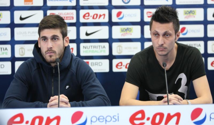 Robert Hodorogea și Florin Purece speră să obțină cel puțin un egal în derby-ul cu FC Steaua
