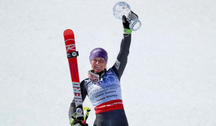 Tessa Worley a obținut la Aspen primul glob de cristal din carieră