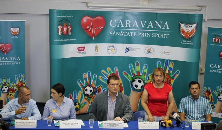 Organizatorii își doresc ca proiectul „Caravana - Sănătate Prin Sport“ să-i ajute pe elevii constănțeni să fie mai sănătoși