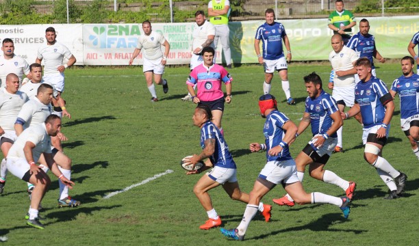 Echipa Tomitanii Constanţa (în albastru) s-a revanşat pentru cele două înfrângeri din sezonul regulat