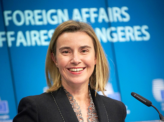 Federica Mogherini, Înaltul reprezentant UE pentru Afaceri Externe