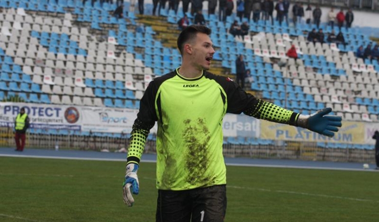 Portarul Răzvan Negrilă și-a salvat echipa, parând o lovitură de pedeapsă la scorul de 1-0
