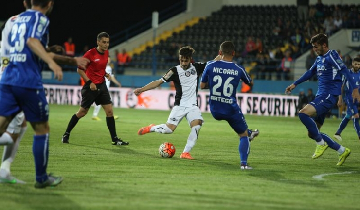 Tânărul mijlocaş Andrei Ciobanu a fost aproape de al doilea său gol în Liga 1