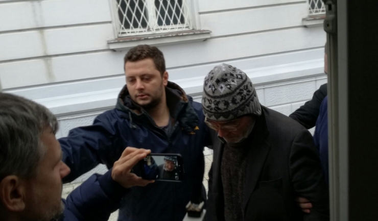 Gheorghe Stoica a fost adus duminică dimineață la sediul IPJ Constanța