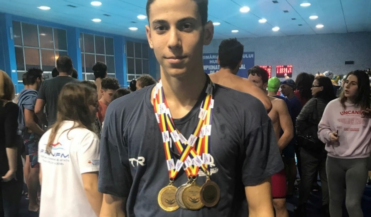 Sebastian Tulea s-a întors la Constanța cu patru medalii