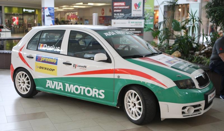 Mașina Skoda Fabia pe care va concura Darius Petre la Motul Motorsport Event 2016