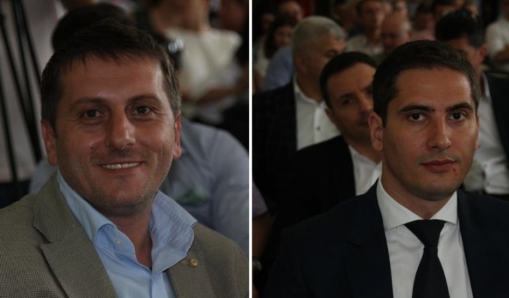 Social democrații Dumitru Babu (stânga) și Costin Răsăuțeanu (dreapta) sunt noii viceprimari ai Constanței