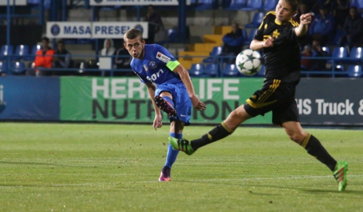 Alexandru Cicâldău a marcat golul de 2-0 cu un șut perfect plasat, în vinclu, de la marginea careului