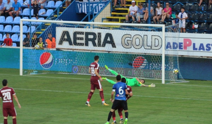 Romario Benzar a fost aproape de gol în minutul 59