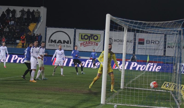 Golul marcat de Florin Tănase le-a dat constănțenilor speranța revenirii pe finalul jocului