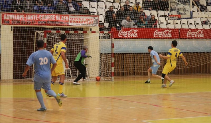 Municipal (în bleu) a marcat golul de onoare în finalul întâlnirii cu SSC Farul