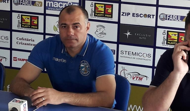 Gheorghe Mina, antrenor secund SSC Farul: „Nu trebuie să mai facem niciun pas greșit în lupta pentru promovare“