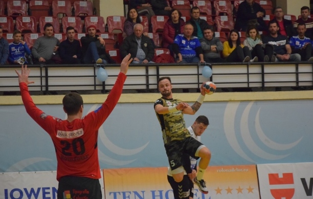 Extrema dreaptă Ionuţ Nistor a marcat cele mai multe goluri pentru HCDS în meciul de la Făgăraş