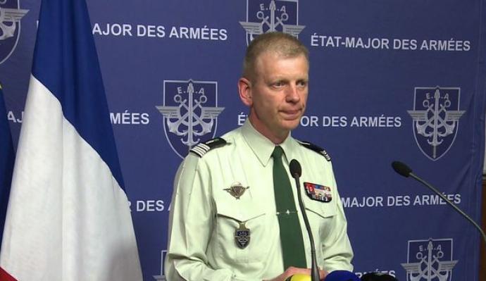 Purtătorul de cuvânt al Statului Major francez, colonelul Gilles Jaron