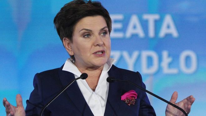 Beata Szydlo, premierul Poloniei