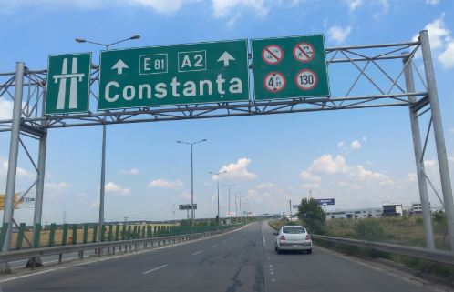 Circulație îngreunată pe autostrada A2 București-Constanța, din cauza unui accident