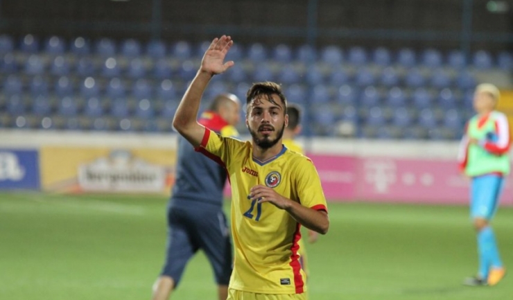 Andrei Ciobanu, mijlocaşul Viitorului, a înscris ultimul gol al tricolorilor mici