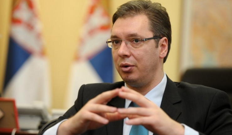 Aleksandar Vucic, premierul Serbiei
