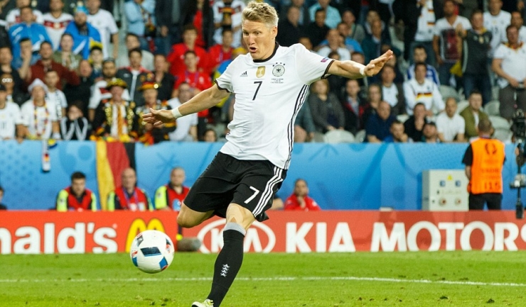 EURO 2016 a fost ultima competiție oficială la care Bastian Schweinsteiger a evoluat pentru echipa naţională a Germaniei
