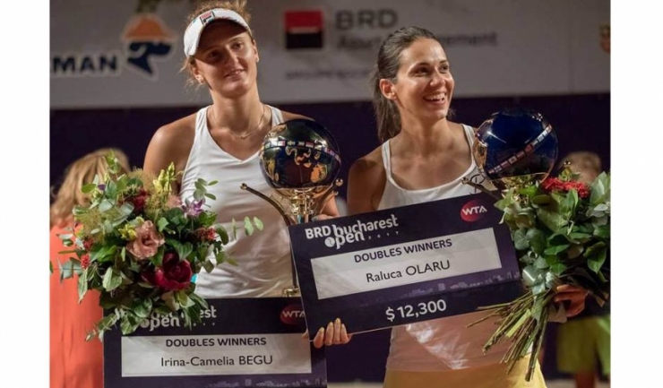 Irina Begu şi Raluca Olaru şi-au respectat statutul de principale favorite la BRD Bucharest Open (sursa foto: Facebook)