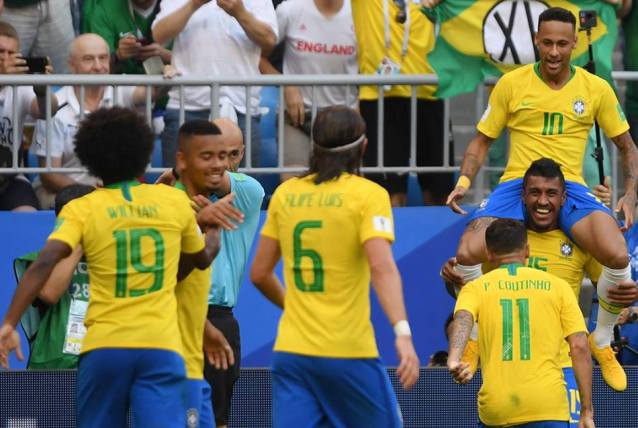 Brazilienii sunt consideraţi acum principalii favoriţi la câştigarea titlului mondial (sursa foto: Facebook FIFA World Cup)