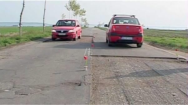 Aproape 300 de locuitori din comuna argeșeană Oarja au plantat lalele în... gropile din asfalt