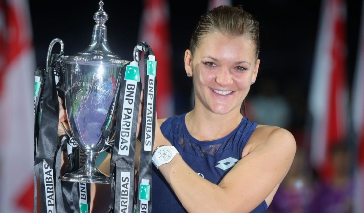 Agnieszka Radwanska este câștigătoarea de anul trecut a turneului de la Singapore