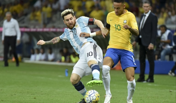Coechipieri la FC Barcelona, Messi și Neymar sunt rivali în competițiile inter-țări din America de Sud