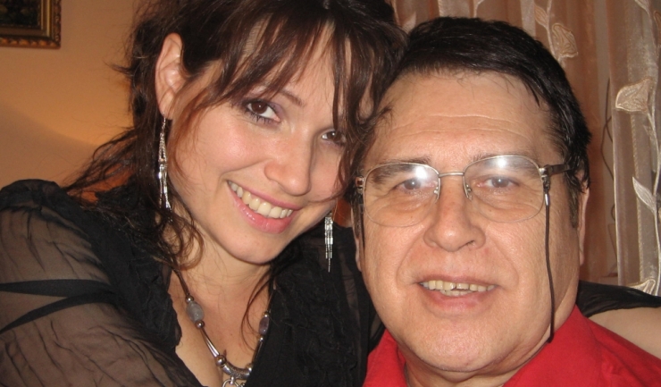 Marius Ţeicu, alături de fiica sa, Patricia