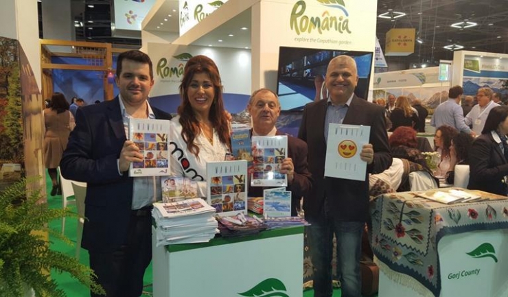 Președintele ALDD, Corina Martin, și președintele ANAT, Aurelian Marin, promovează România la târgul de turism de la Tel Aviv