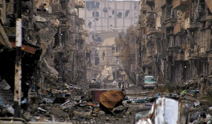 Aşa arată oraşul Deir Ezzor, ultimul centru urban major unde mai este prezentă gruparea jihadistă