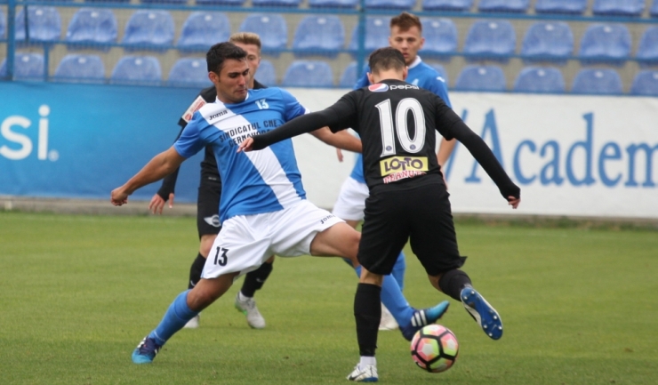 Gheorghe Andreescu (nr. 13) a restabilit egalitatea pentru Axiopolis, în prelungirile meciului cu Dinamo II
