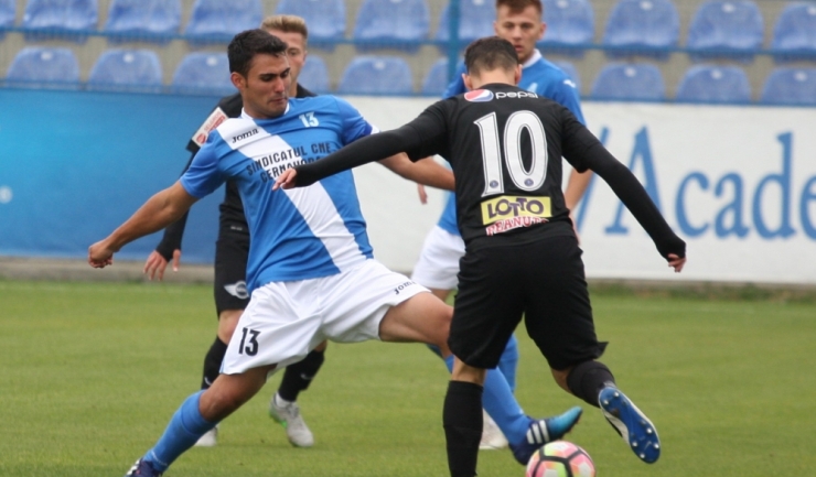 Gheorghe Andreescu (nr. 13) a marcat și în partida cu Petrolistul Boldești