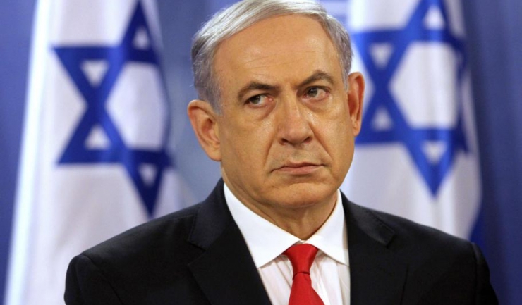 Premierul israelian, Benjamin Netanyahu: 