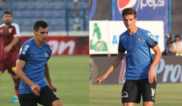 Romario Benzar și Dragoș Nedelcu au contribuit sezonul trecut la câștigarea titlului de către FC Viitorul