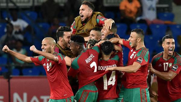 Marocanii sărbătoresc victoria împotriva campioanei en titre