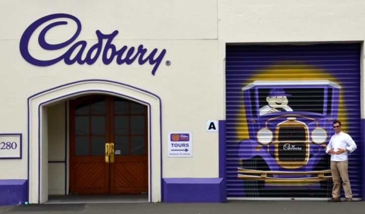 Fabrica de ciocolată Cadbury din orașul Dunedin