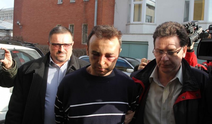 Nicolae Gociu, adus de polițiști la sediul Parchetului, pentru audieri