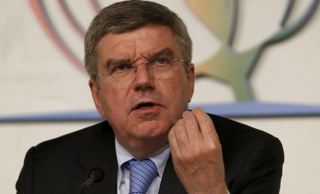 Thomas Bach, actualul președinte al CIO, a fost ales după selecționarea oraşelor gazdă ale Jocurilor Olimpice din 2016 şi 2020