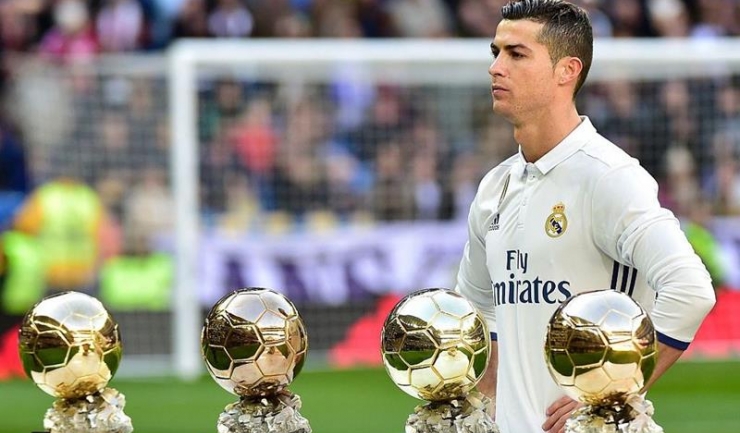 Cristiano Ronaldo a câștigat de-a lungul carierei sale patru „Baloane de Aur”