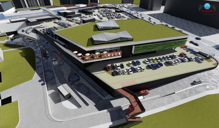 După extindere, City Park Mall va avea mult mai multe spații comerciale și o parcare mai generoasă (sursa foto: Claboo Media)