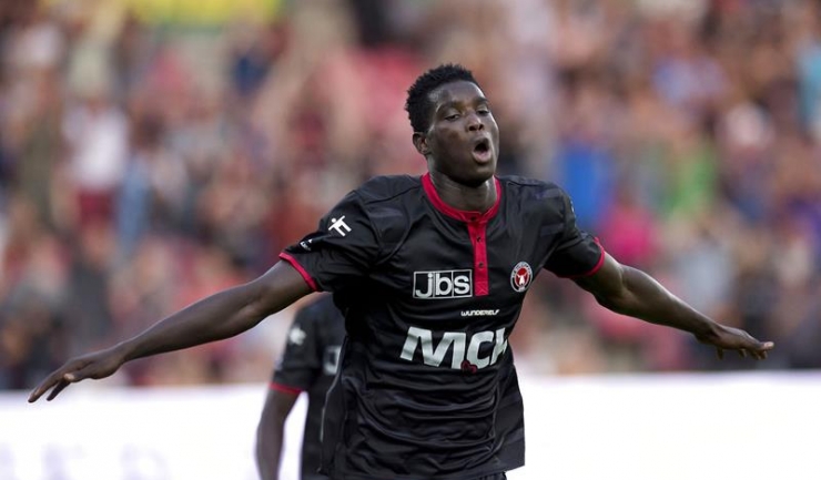 Nigerianul Paul Onuachu a înscris golul victoriei pentru FC Midtjylland