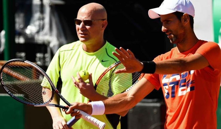 Novak Djokovic este mulțumit de colaborarea cu Andre Agassi