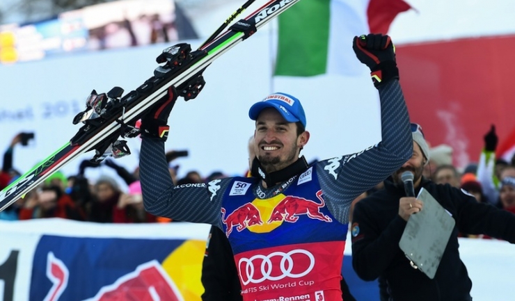 Dominik Paris este unul dintre puținii schiori care în istoria schiului alpin au câștigat de cel puțin două ori celebra coborâre de la Kitzbühel