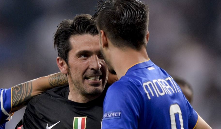 Buffon nu se bucură foarte tare pentru că Morata îi va fi adversar la EURO 2016